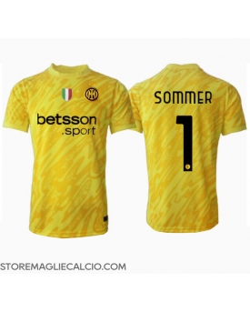 Inter Milan Yann Sommer #1 Portiere Maglia Gara Trasferta Repliche 2024-25
